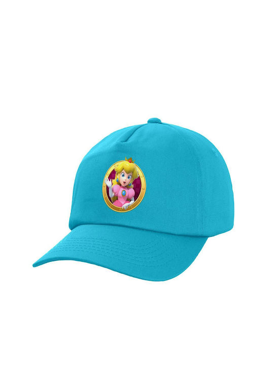 Koupakoupa Παιδικό Καπέλο Υφασμάτινο Princess Peach Toadstool Μπλε