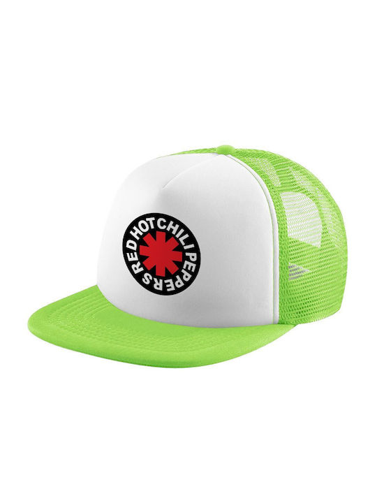 Koupakoupa Παιδικό Καπέλο Υφασμάτινο Red Hot Chili Peppers Πράσινο