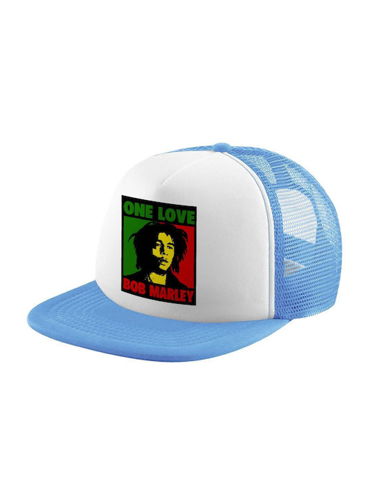 Koupakoupa Παιδικό Καπέλο Υφασμάτινο Bob Marley Γαλάζιο