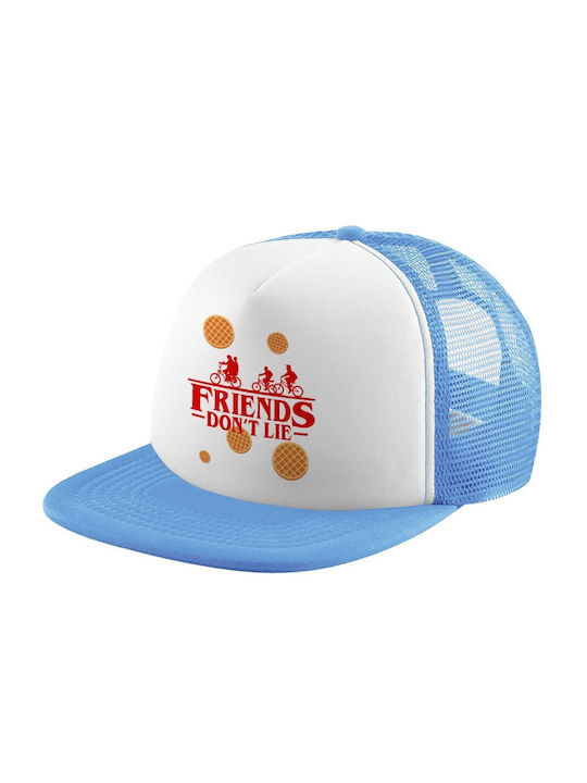 Koupakoupa Kids' Hat Fabric Friends Don't Lie Light Blue