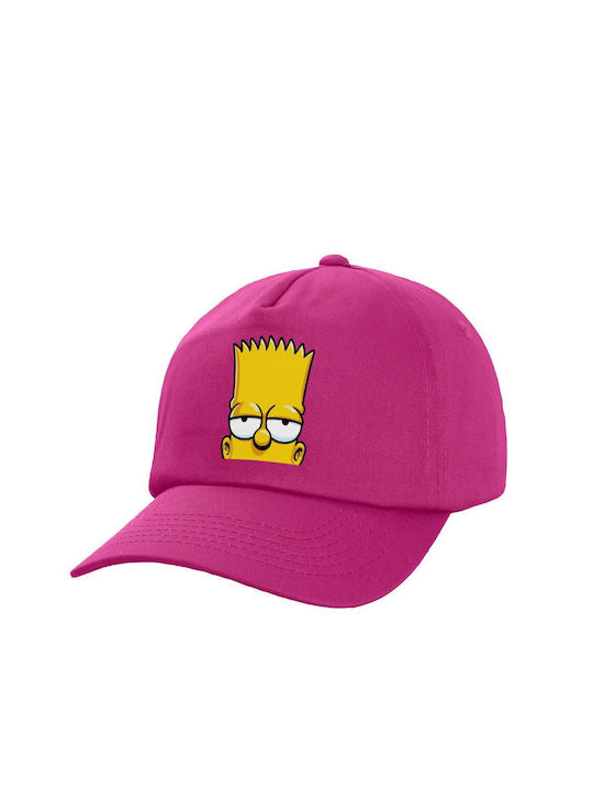 Koupakoupa Παιδικό Καπέλο Υφασμάτινο The Simpsons Bart Μωβ