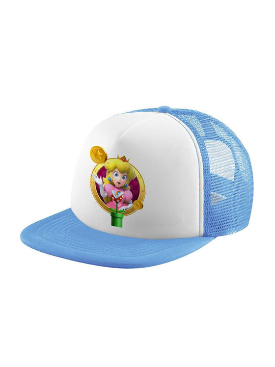 Koupakoupa Παιδικό Καπέλο Υφασμάτινο Princess Peach Toadstool Γαλάζιο