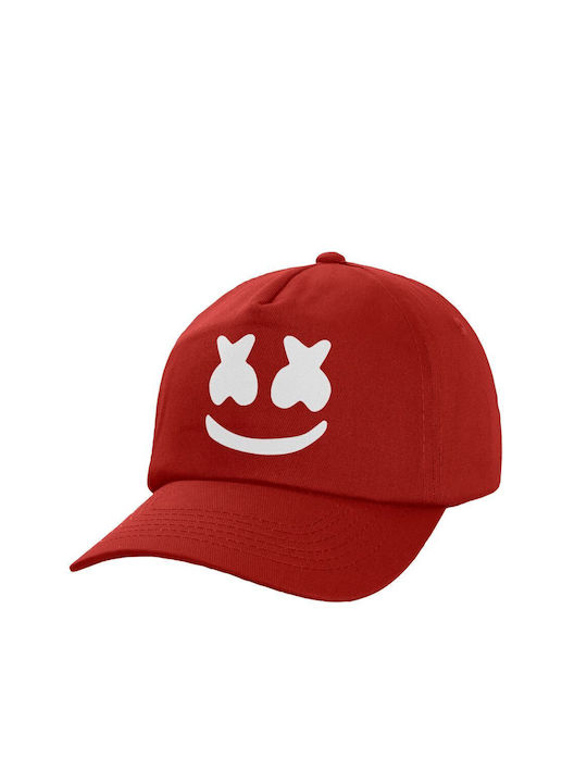 Koupakoupa Παιδικό Καπέλο Υφασμάτινο Marshmello Κόκκινο