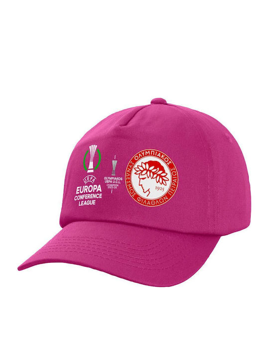 Koupakoupa Kids' Hat Jockey Fabric Olympiacos W...