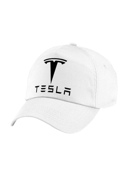 Koupakoupa Kids' Hat Fabric Tesla Motors White