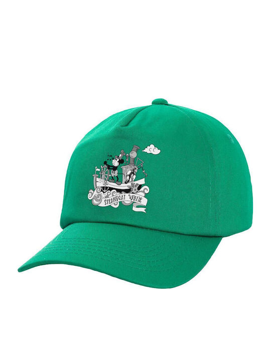 Koupakoupa Kids' Hat Jockey Fabric Steamboat Green