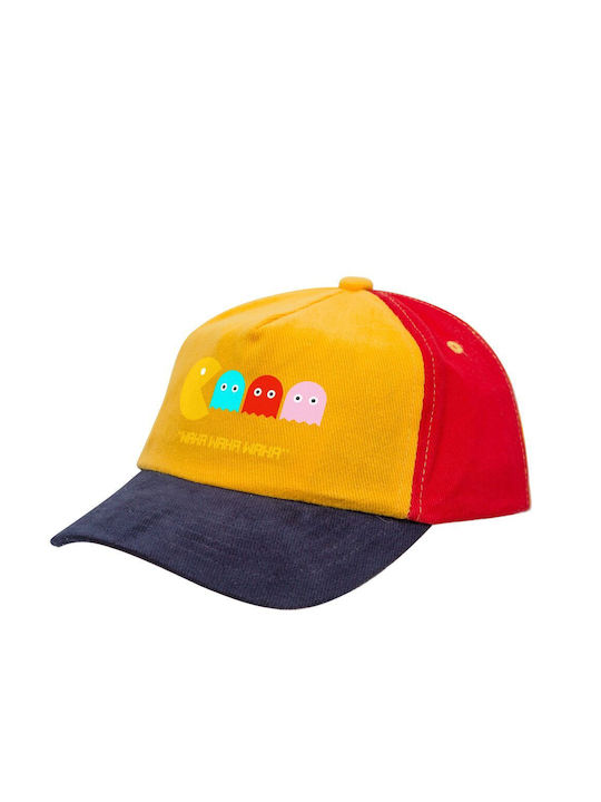 Koupakoupa Kids' Hat Fabric Pacman Waka Waka Waka Yellow