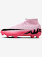 Nike Mercurial Zoom Superfly 9 Academy MG High Football Shoes with Cleats Pink Foam / Black