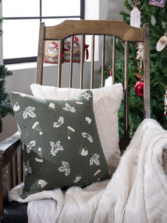Teoran Christmas Decorative Square Pillowcase 45x45cm