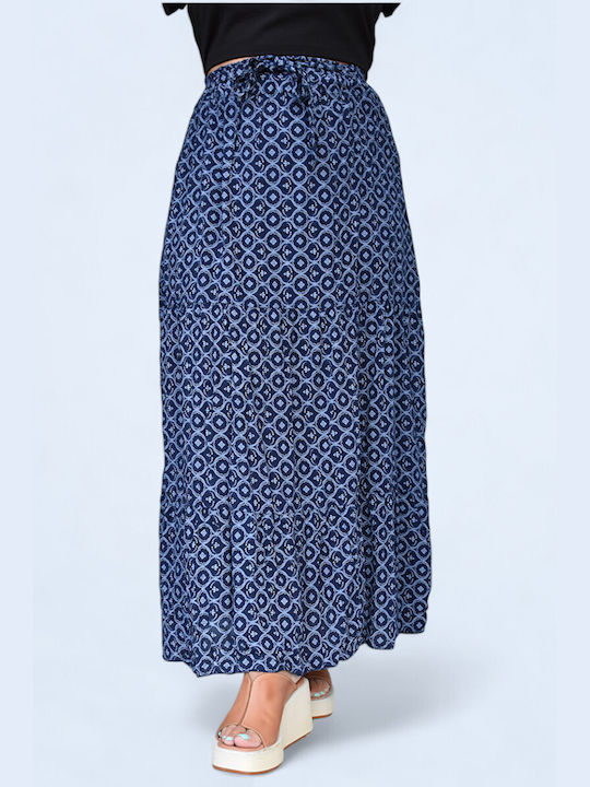 Raiden Maxi Skirt Dark blue