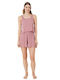 Siyah Inci Summer Women's Pyjama Set Powder