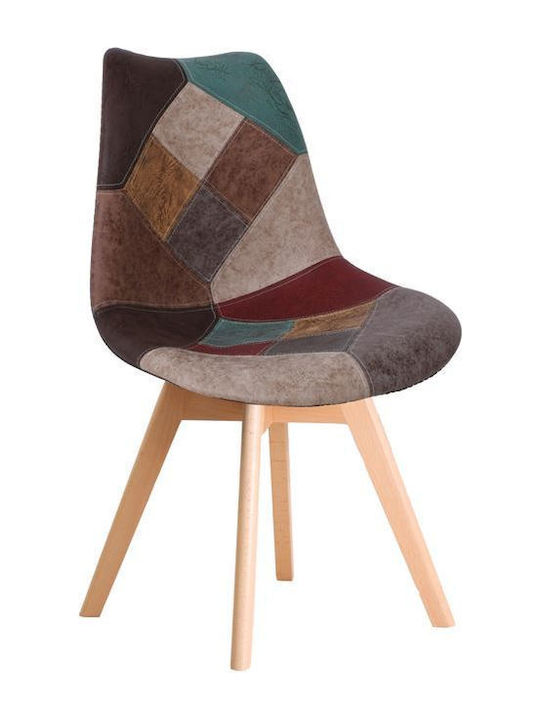 Martin Dining Room Fabric Chair Coffee 49x56x82cm