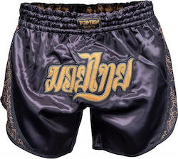 Top Ten Nong Han Men's Kick/Thai Boxing Shorts Black
