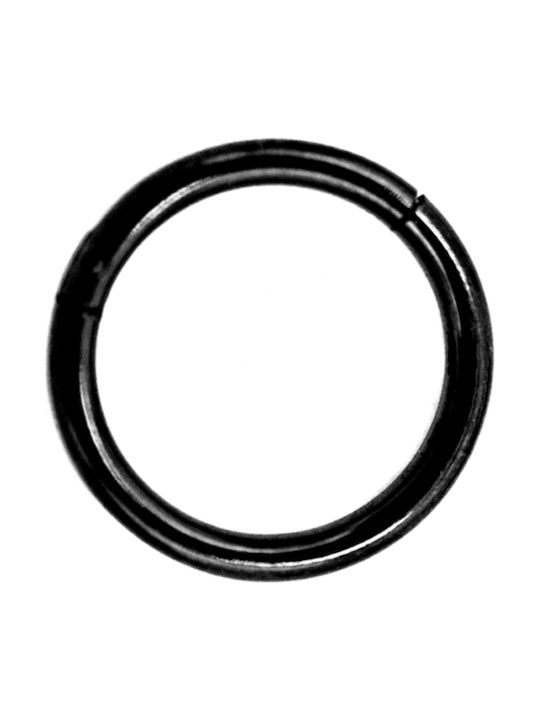 Poco Loco Clicker Earring Made of Steel Silver / Black
