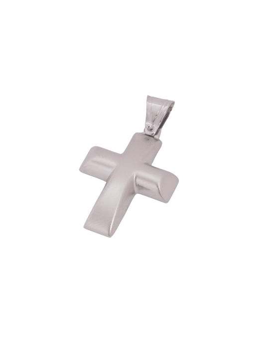 White Gold Cross K9 238167