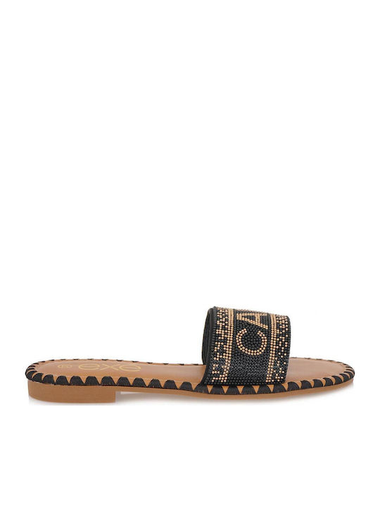 Exe Women's Flat Sandals in Black Color