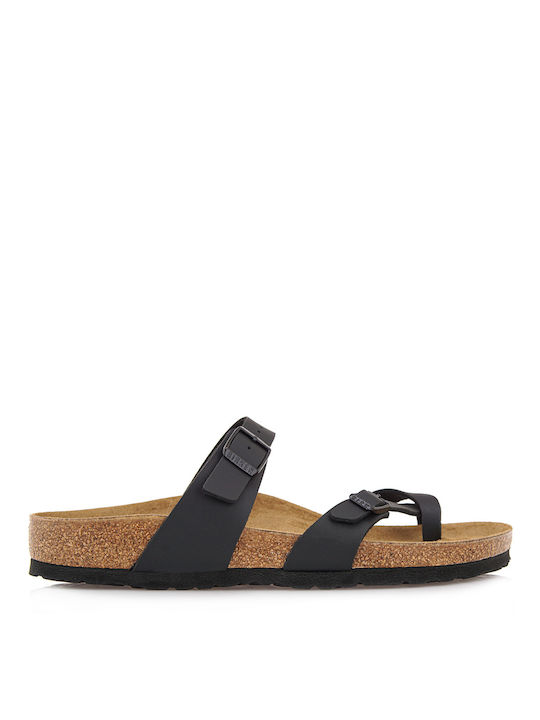 Birkenstock Women's Flat Sandals in Black Color