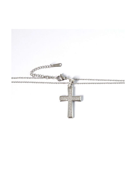 Cross from Steel with Chain