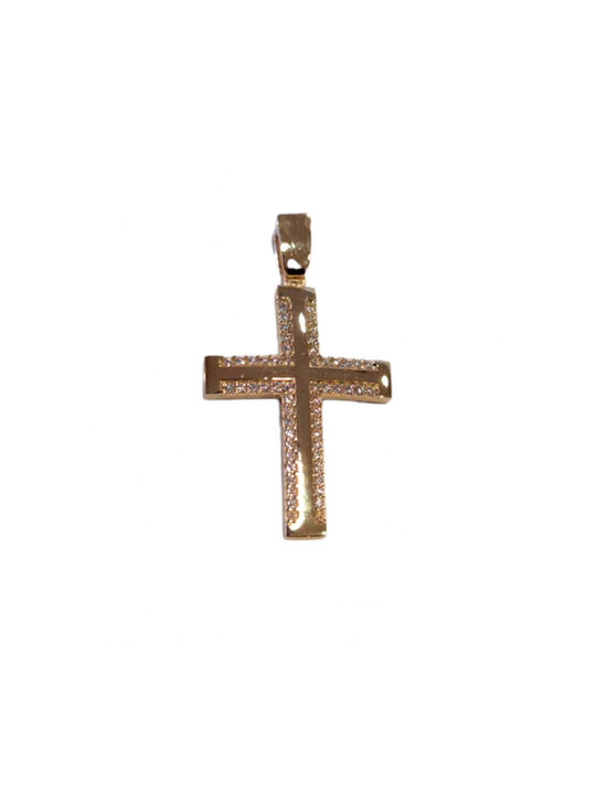 Velegrakis Women's Gold Cross 14K