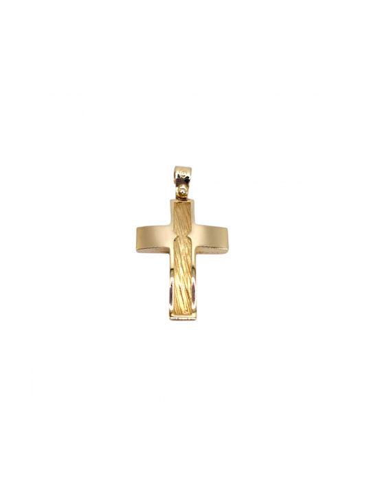 Velegrakis Men's Gold Cross 14K