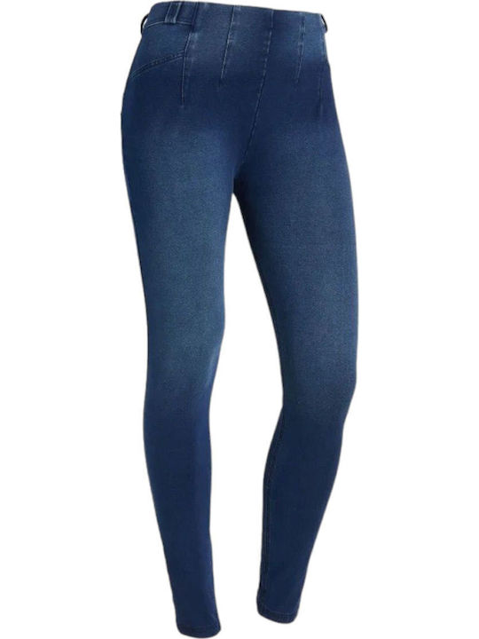 High Waist Women's Jean Trousers Push Up Jeggings