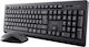 Trust Primo Fără fir Set tastatură și mouse Engleză US