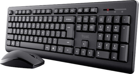 Trust Primo Fără fir Set tastatură și mouse Engleză US