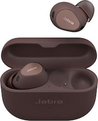 Jabra Elite 10 In-ear Bluetooth Handsfree Ακουστικά με Θήκη Φόρτισης Cocoa