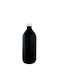 Flasche Wasser Glas mit Schraubverschluss Schwarz 1000ml