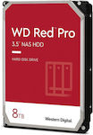 Western Digital Red Pro 8TB HDD Σκληρός Δίσκος 3.5" SATA III 7200rpm με 256MB Cache για NAS