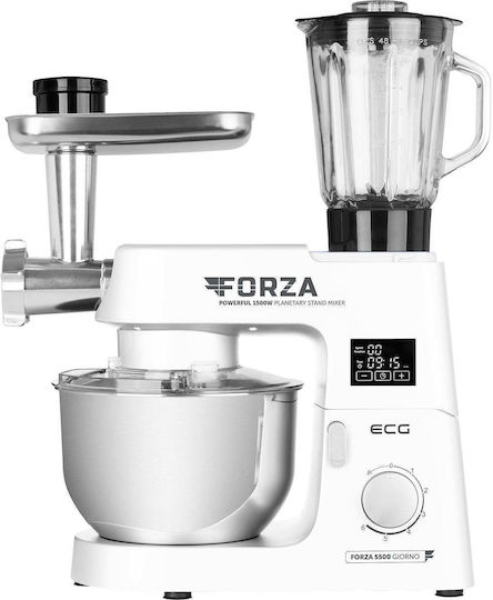 ECG Mixează 1500W cu Vas din Oțel Inoxidabil 6.5lt