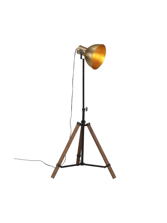 vidaXL Floor Lamp H90xW75cm. with Socket for Bulb E27 Bronze