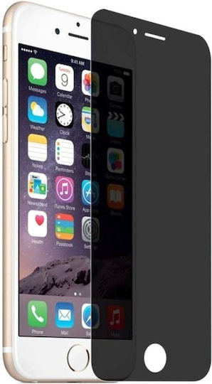 Privatsphäre Vollflächig gehärtetes Glas Schwarz (iPhone 6 / 6s)