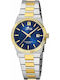 Lotus Watches Γυναικείο Ρολόι Μπαταρίας με Ασημί Μεταλλικό Μπρασελέ