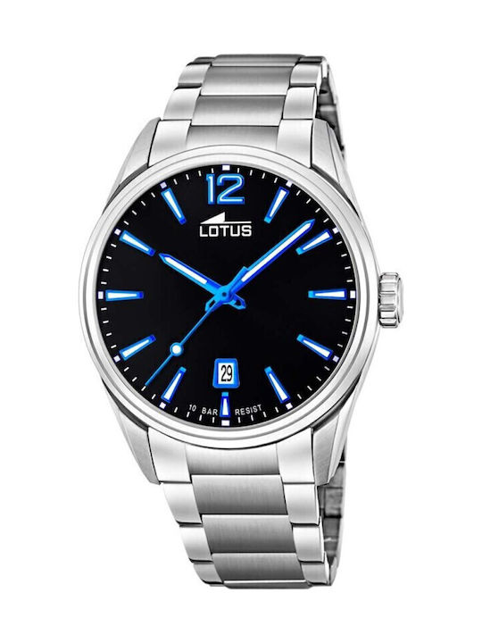 Lotus Watches Men's Watch Battery with Black Me...