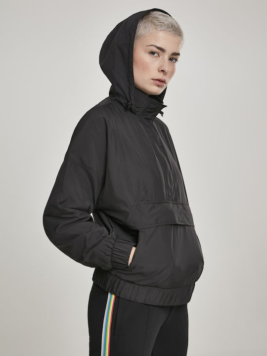 Urban Classics Women's Short Lifestyle Jacket for Winter Black