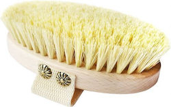 Lullalove Bürste gegen Cellulite mit Holzgriff Beige 1Stück