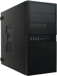 In Win EFS066 Mini Tower Computer Case with Window Panel Black