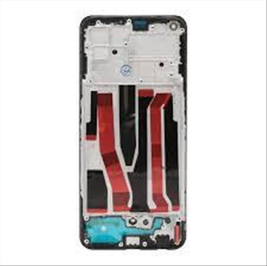 Oppo Screen with Touch Mechanism and Frame for Oppo A94 5G (Black)