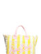 Beach Bag Vanity Canvas Women's Bag Vani001-01213f Tina 9121 Emb