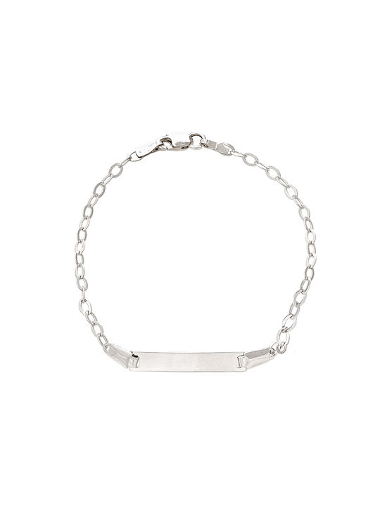 Kritsimis Kids Bracelet ID from White Gold 14K