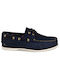 C4 Las Vegas/w Men's Leather Boat Shoes Blue