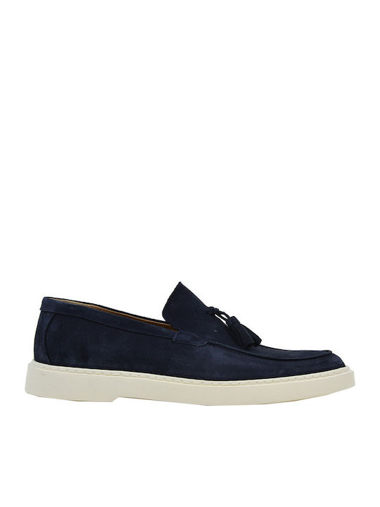 3300 Δερμάτινα Ανδρικά Loafers σε Μπλε Χρώμα