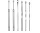 Set 6 Tools Ear Cleaning Care Hygiene Dermatological Steel Grey Original Deals