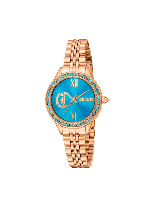 Just Cavalli Watch in Pink Gold / Pink Gold Color