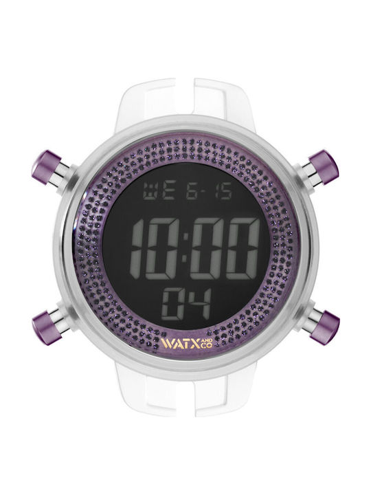 WATX & CO Γυναικείο Ρολόι 43mm Μπαταρίας με Λευ...