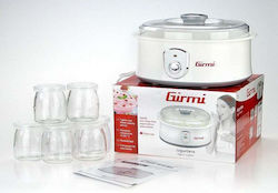 Girmi Γιαουρτομηχανή με Βαζάκια 1.26lt Λευκή 20W
