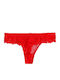 Damen Brasilien mit Spitze Red
