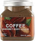 Exfoliant natural pentru față și corp cu cafea Wokali 350 ml