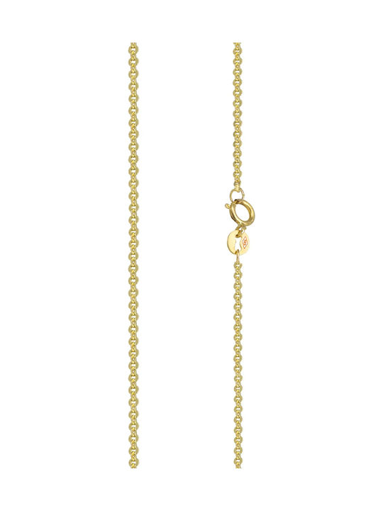 Kritsimis Forzatina Set Gold Chains Neck 14K Length 60cm